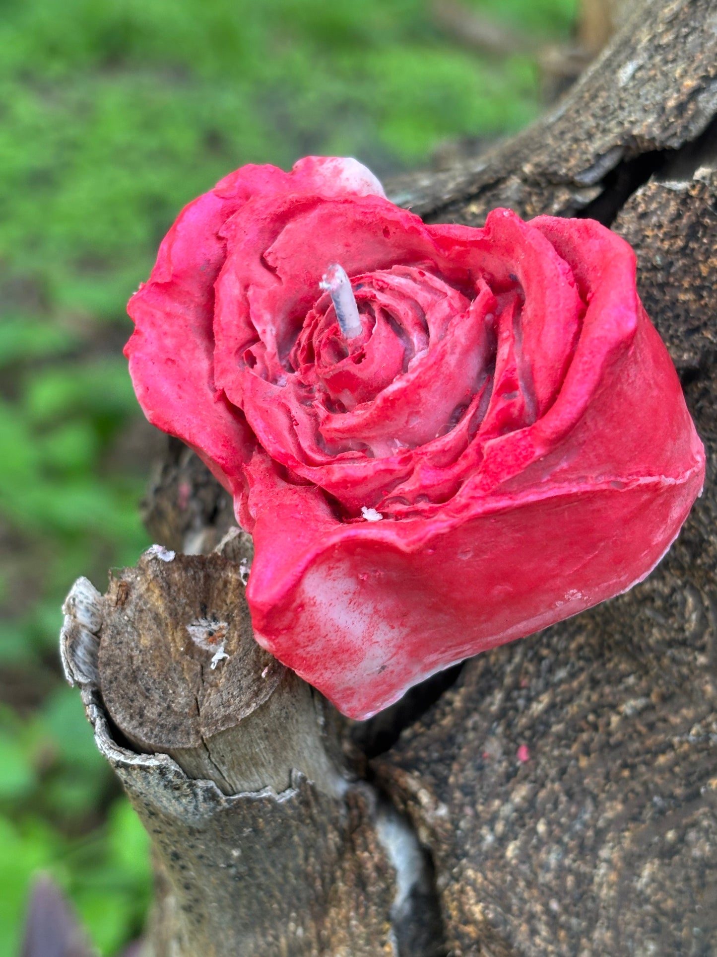 Rose Heart Candle
